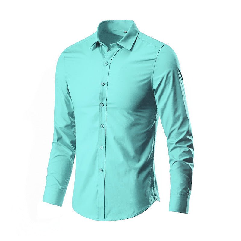 Men's Simple Trendy Long - sleeve Slim Shirt - PratSN