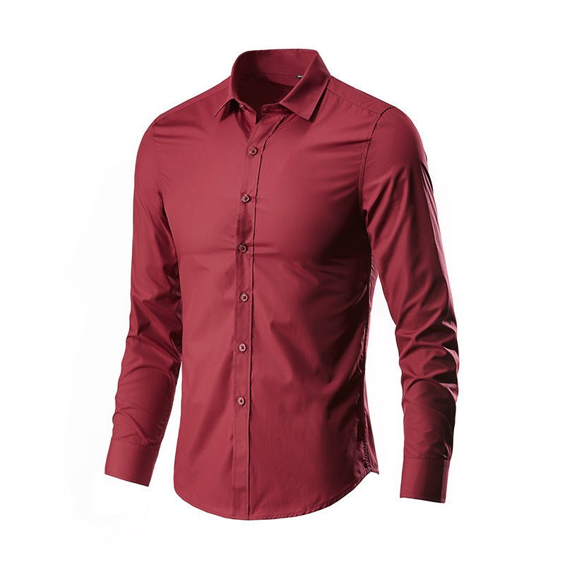 Men's Simple Trendy Long - sleeve Slim Shirt - PratSN