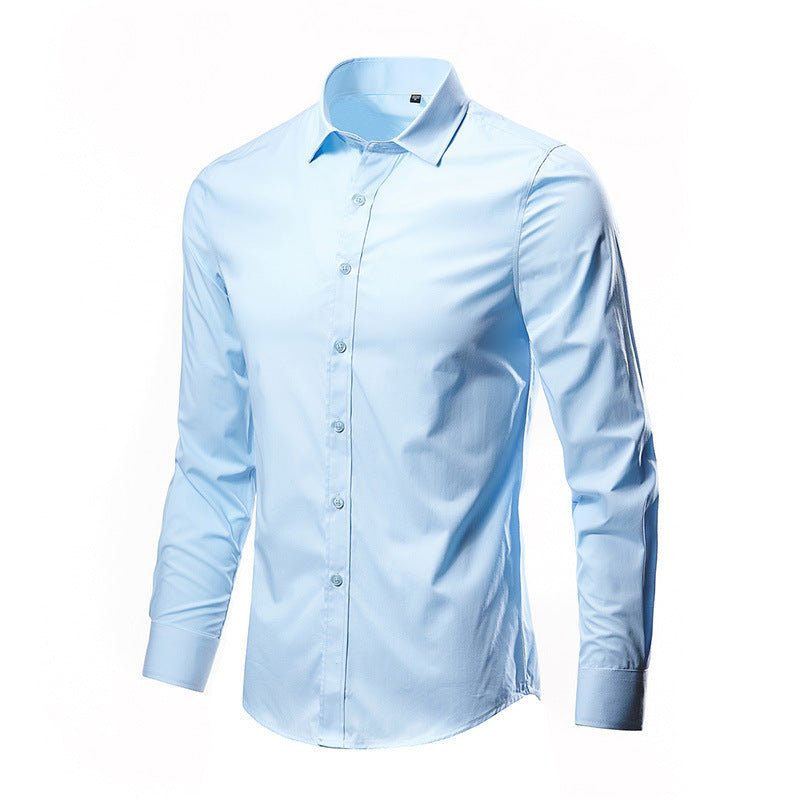 Men's Simple Trendy Long - sleeve Slim Shirt - PratSN