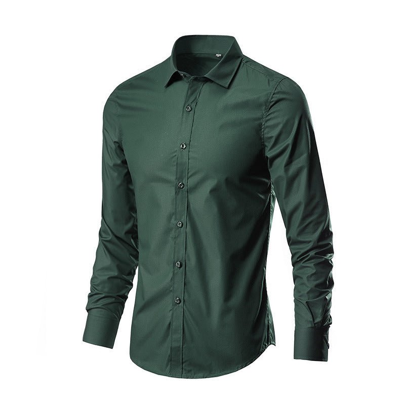 Men's Simple Trendy Long - sleeve Slim Shirt - PratSN