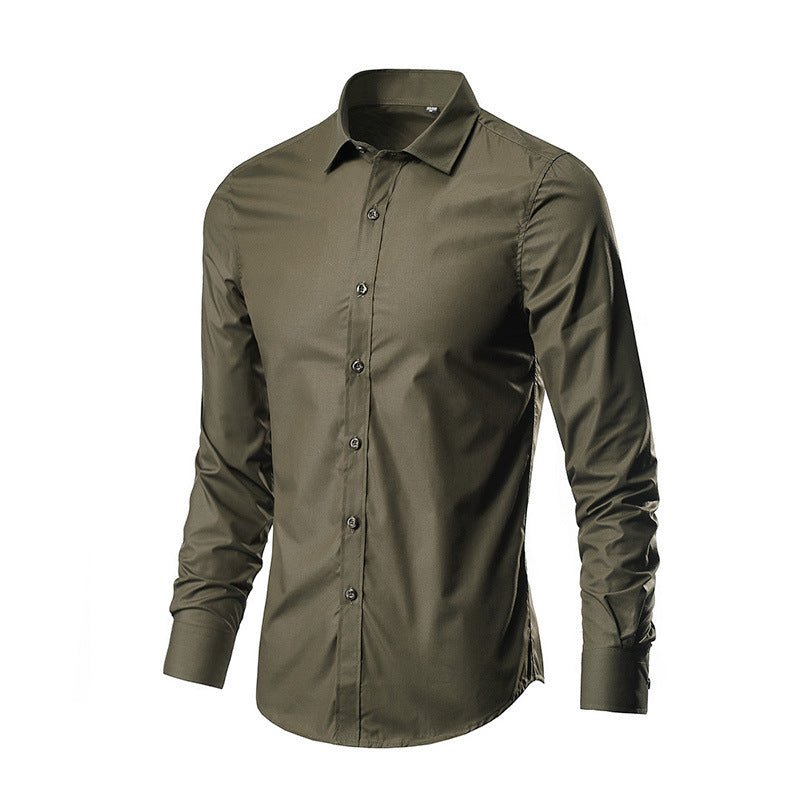 Men's Simple Trendy Long - sleeve Slim Shirt - PratSN