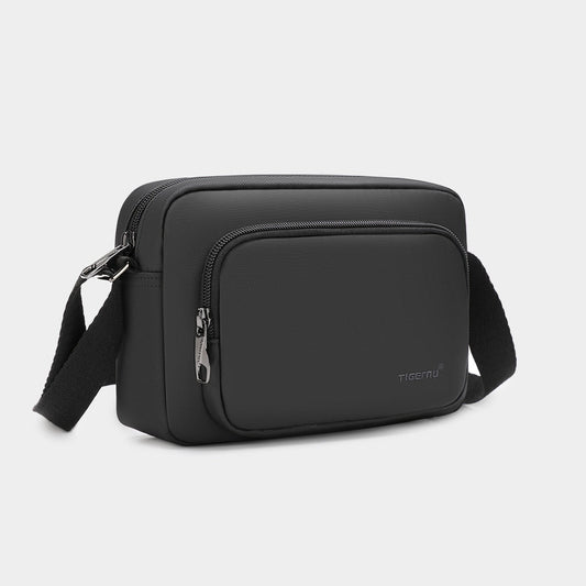 Men's Simplicity Trendy Crossbody Bag Casual Business Small Shoulder Bag - PratSN