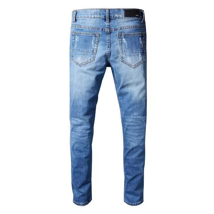Men's Slim European Style Denim Trousers - PratSN