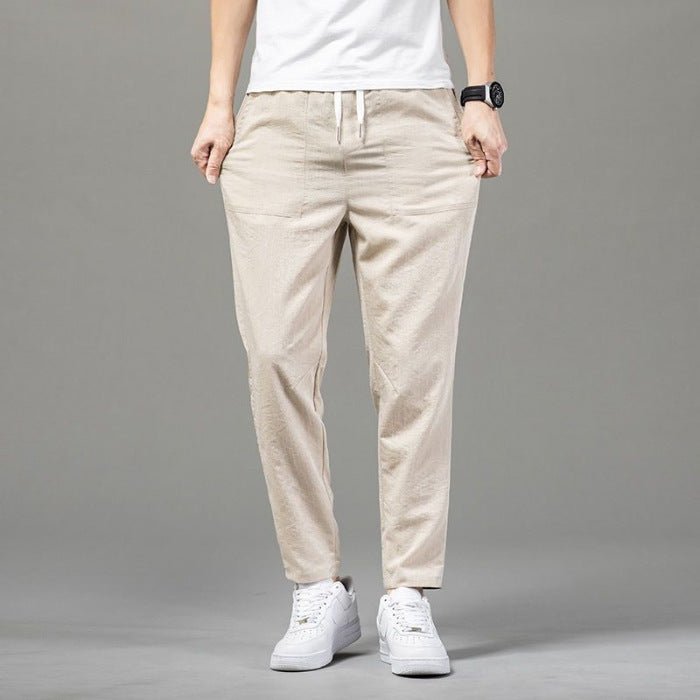 Men's Solid Color Clean Version Thin Pants - Perfect Choice for Summer - PratSN