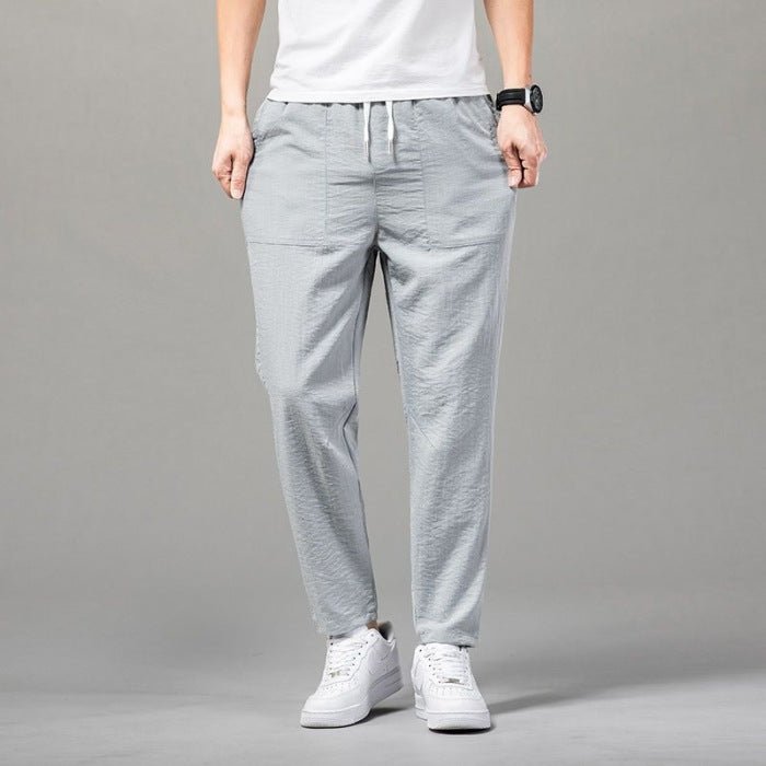 Men's Solid Color Clean Version Thin Pants - Perfect Choice for Summer - PratSN