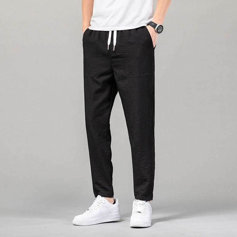Men's Solid Color Clean Version Thin Pants - Perfect Choice for Summer - PratSN