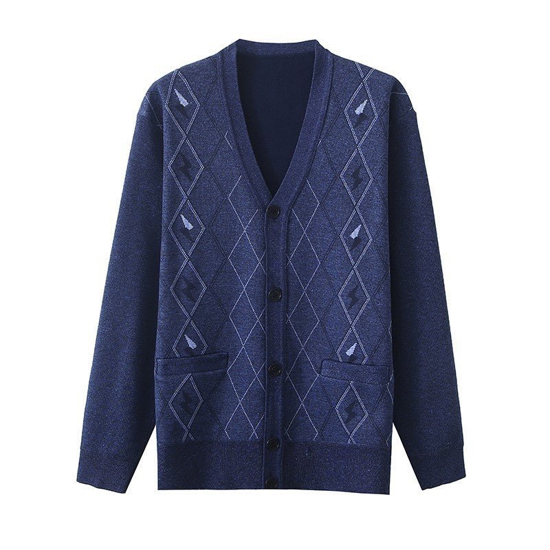 Men's Spring And Autumn Long Sleeve Plus - sized Oversized Sweater - PratSN