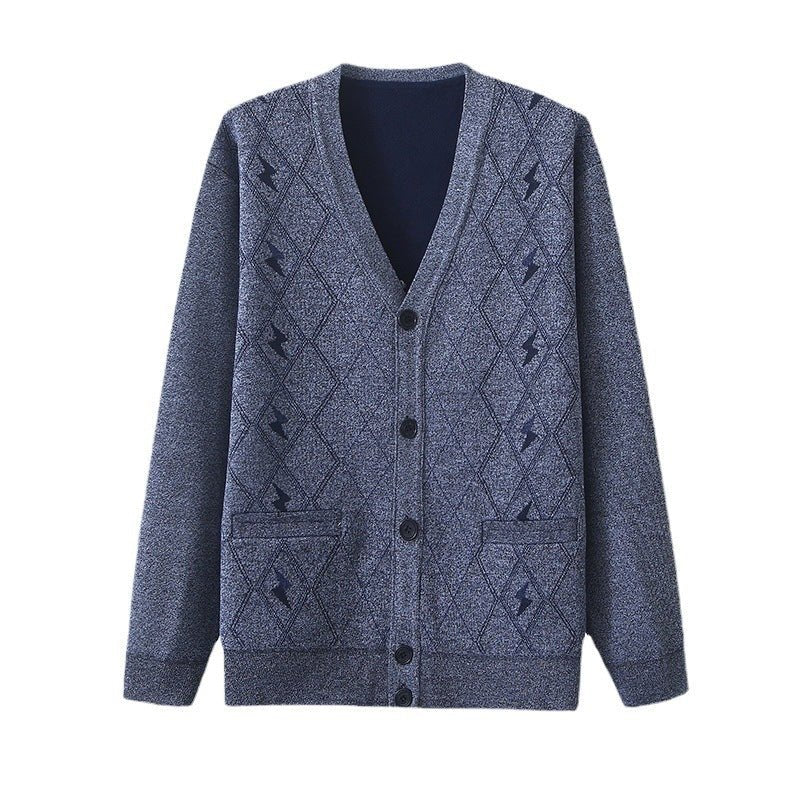 Men's Spring And Autumn Long Sleeve Plus - sized Oversized Sweater - PratSN
