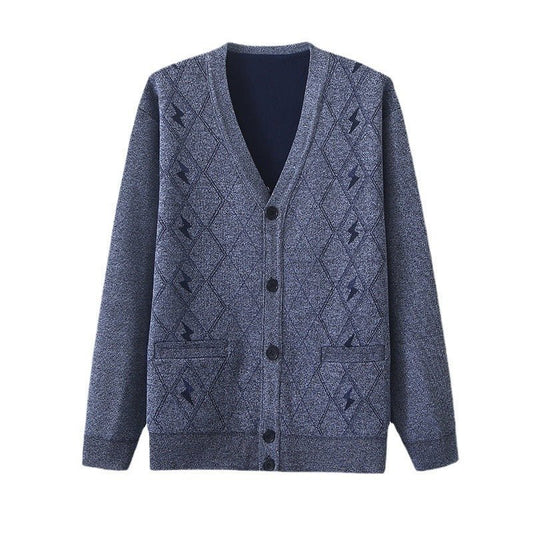 Men's Spring And Autumn Long Sleeve Plus - sized Oversized Sweater - PratSN