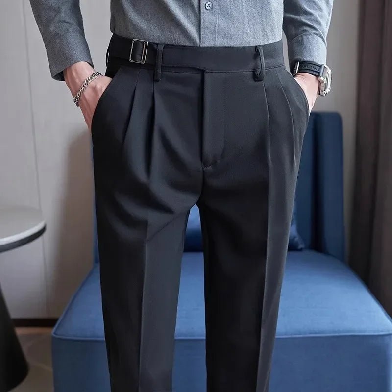 Men's Suit Pants, White Black Trousers, Gray Khaki Trousers, Men's Fashion Slim Fit Trousers, Size 28 29 30 31 32 33 34 36 - PratSN