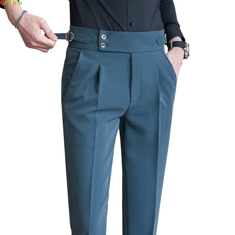Men's Suit Pants, White Black Trousers, Gray Khaki Trousers, Men's Fashion Slim Fit Trousers, Size 28 29 30 31 32 33 34 36 - PratSN