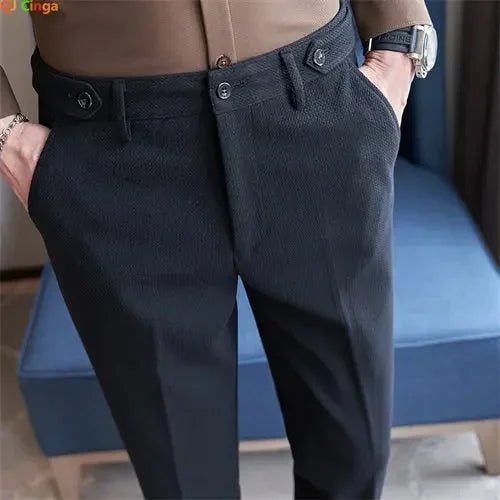 Men's Suit Pants, White Black Trousers, Gray Khaki Trousers, Men's Fashion Slim Fit Trousers, Size 28 29 30 31 32 33 34 36 - PratSN