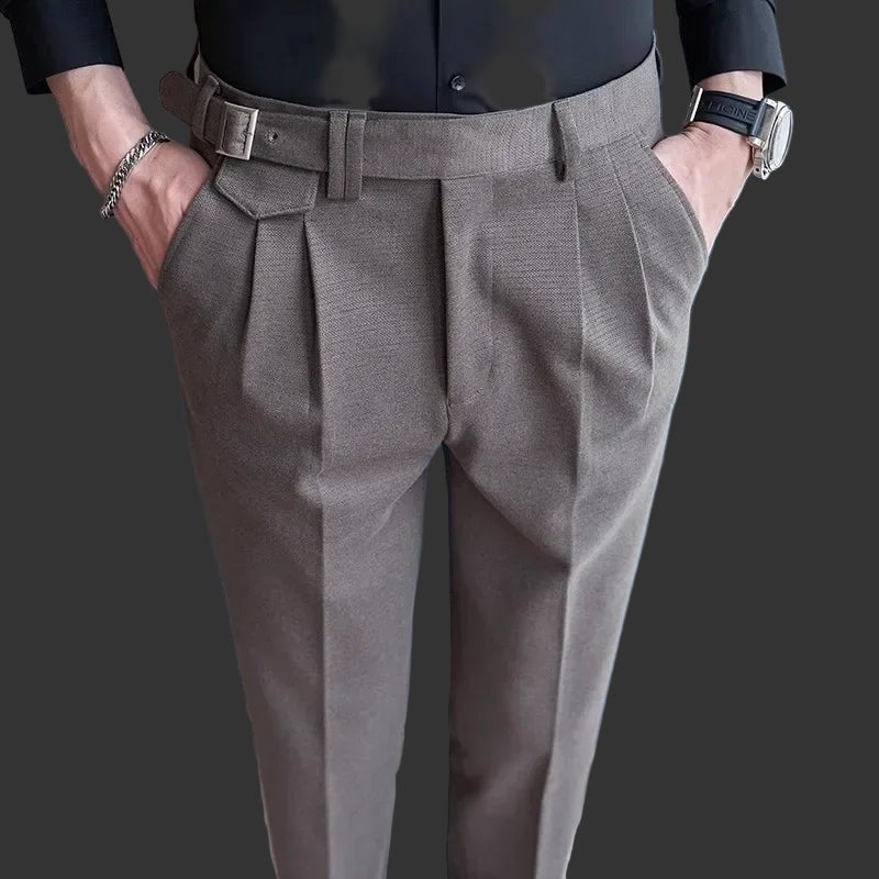 Men's Suit Pants, White Black Trousers, Gray Khaki Trousers, Men's Fashion Slim Fit Trousers, Size 28 29 30 31 32 33 34 36 - PratSN