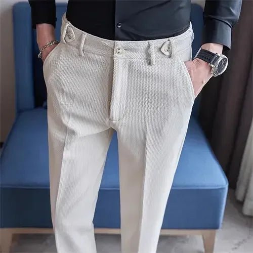 Men's Suit Pants, White Black Trousers, Gray Khaki Trousers, Men's Fashion Slim Fit Trousers, Size 28 29 30 31 32 33 34 36 - PratSN