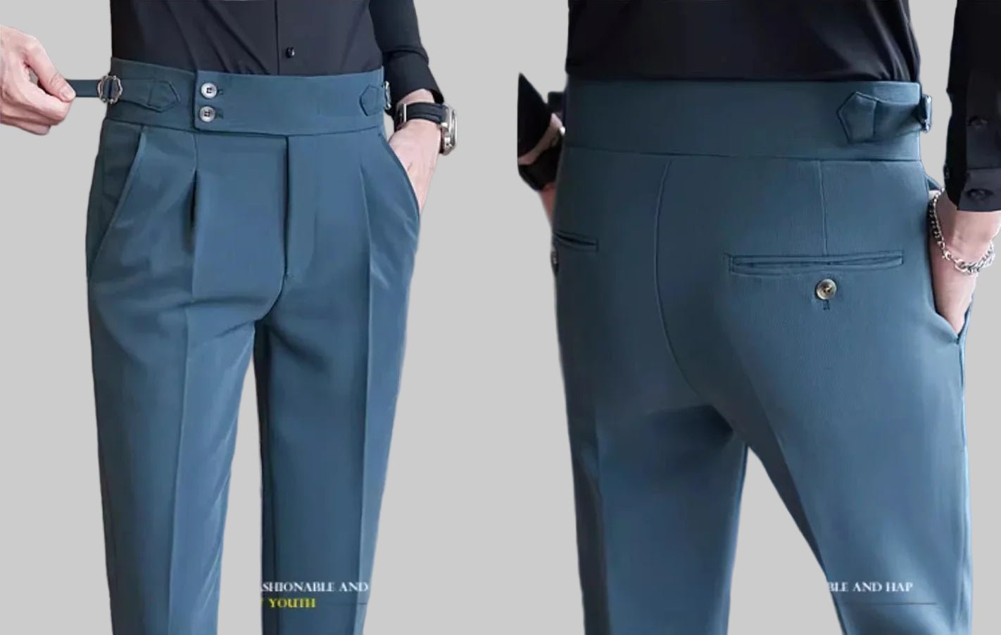 Men's Suit Pants, White Black Trousers, Gray Khaki Trousers, Men's Fashion Slim Fit Trousers, Size 28 29 30 31 32 33 34 36 - PratSN