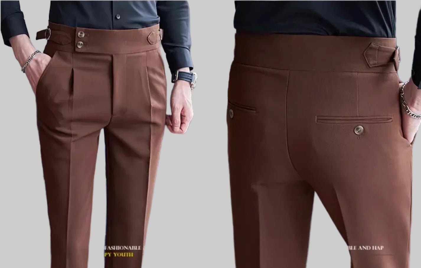 Men's Suit Pants, White Black Trousers, Gray Khaki Trousers, Men's Fashion Slim Fit Trousers, Size 28 29 30 31 32 33 34 36 - PratSN