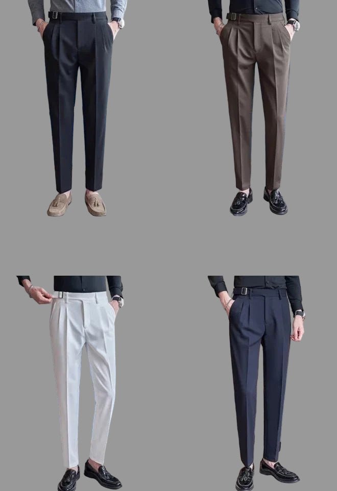 Men's Suit Pants, White Black Trousers, Gray Khaki Trousers, Men's Fashion Slim Fit Trousers, Size 28 29 30 31 32 33 34 36 - PratSN