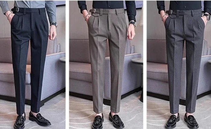 Men's Suit Pants, White Black Trousers, Gray Khaki Trousers, Men's Fashion Slim Fit Trousers, Size 28 29 30 31 32 33 34 36 - PratSN