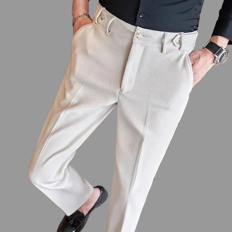 Men's Suit Pants, White Black Trousers, Gray Khaki Trousers, Men's Fashion Slim Fit Trousers, Size 28 29 30 31 32 33 34 36 - PratSN