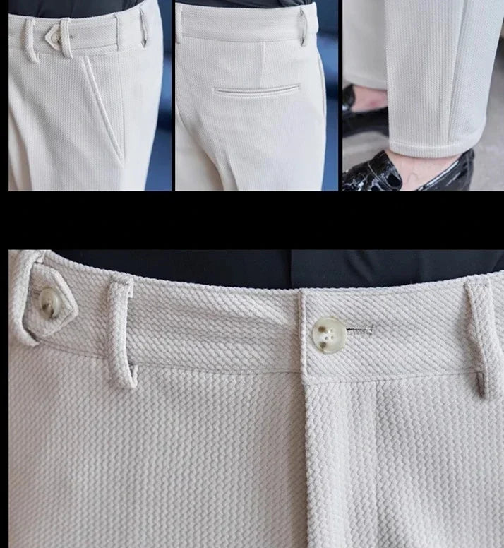 Men's Suit Pants, White Black Trousers, Gray Khaki Trousers, Men's Fashion Slim Fit Trousers, Size 28 29 30 31 32 33 34 36 - PratSN