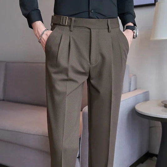 Men's Suit Pants, White Black Trousers, Gray Khaki Trousers, Men's Fashion Slim Fit Trousers, Size 28 29 30 31 32 33 34 36 - PratSN