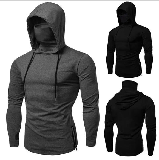 Men's Sweatshirts Hoodies Full Sleeve Casual Regular Tops Solid Sweatshirt Zipper Drawstring Top Slim Fit Autumn 2025 - PratSN
