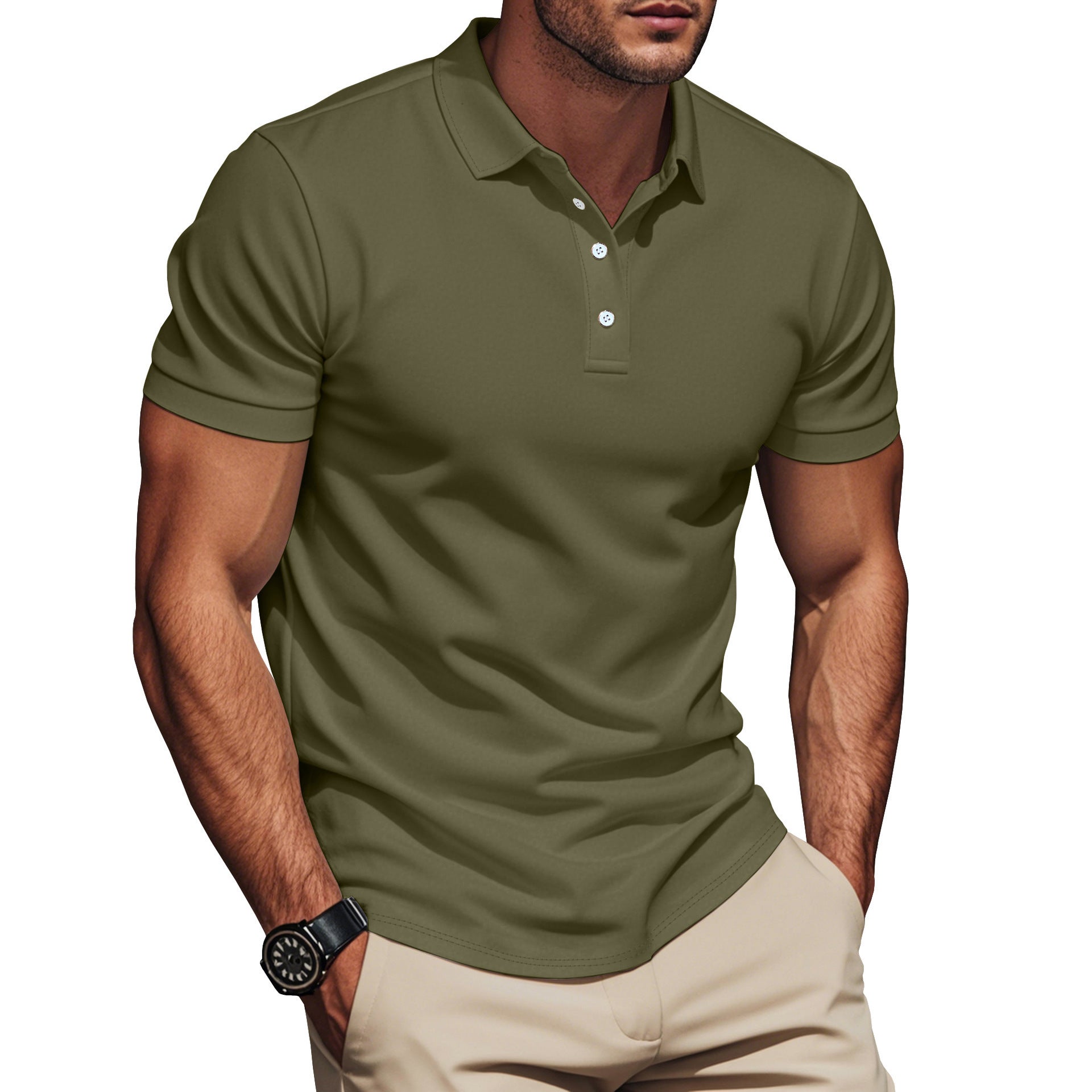 Men's T-shirt Casual British Style Summer Men's T-shirt - PratSN