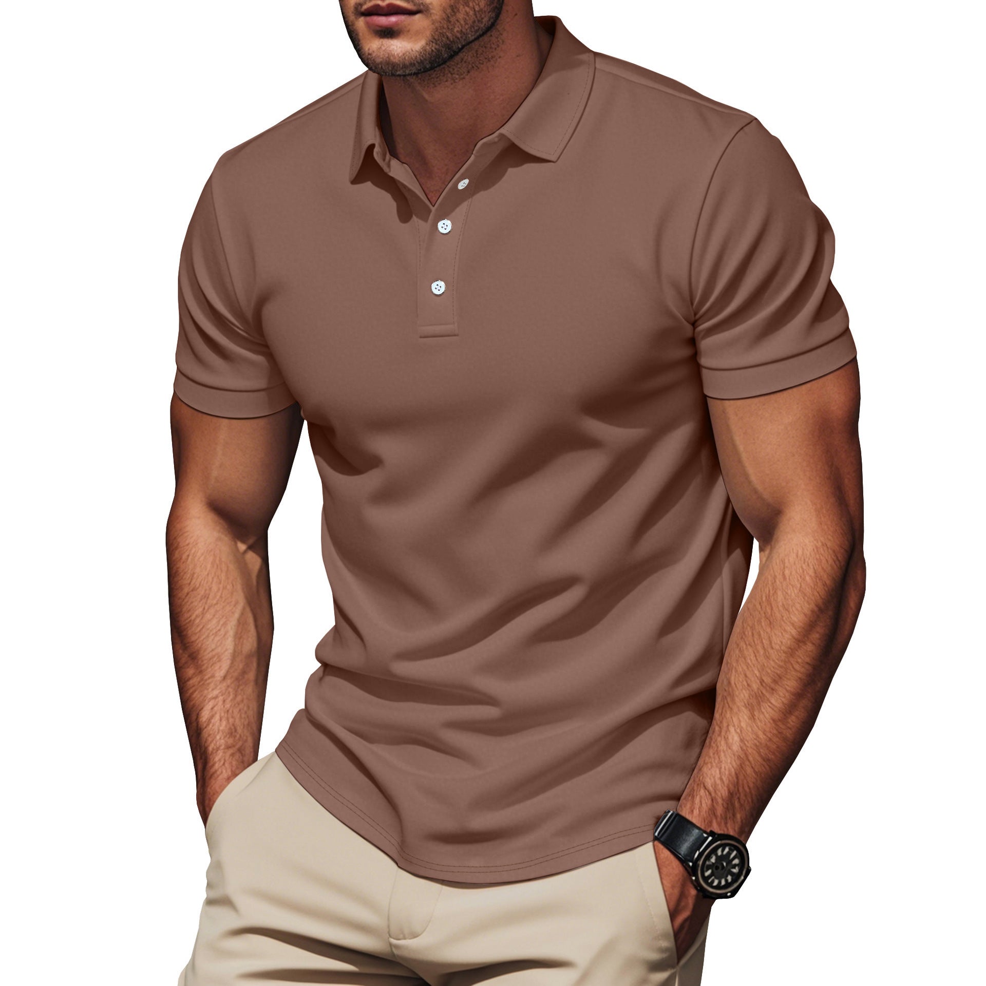 Men's T-shirt Casual British Style Summer Men's T-shirt - PratSN