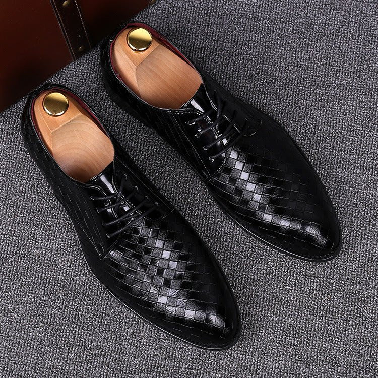 Men's Trendy Shoes Pointed Toe With Red - PratSN
