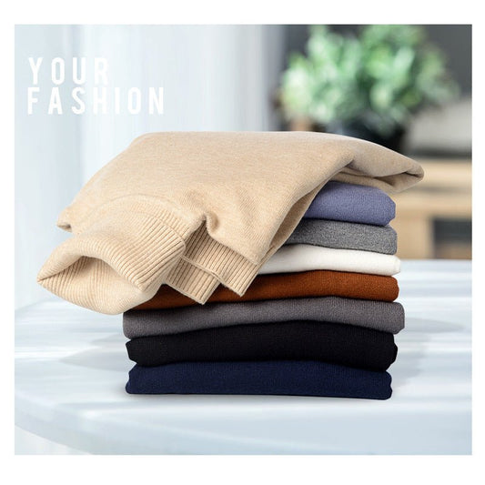Men's Turtleneck Sweater Autumn And Winter - PratSN