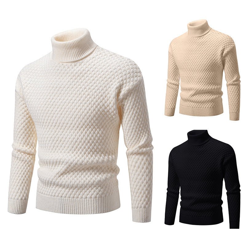 Men's Turtleneck Sweater Knitwear - PratSN