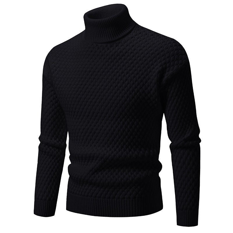 Men's Turtleneck Sweater Knitwear - PratSN