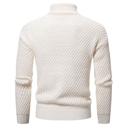 Men's Turtleneck Sweater Knitwear - PratSN