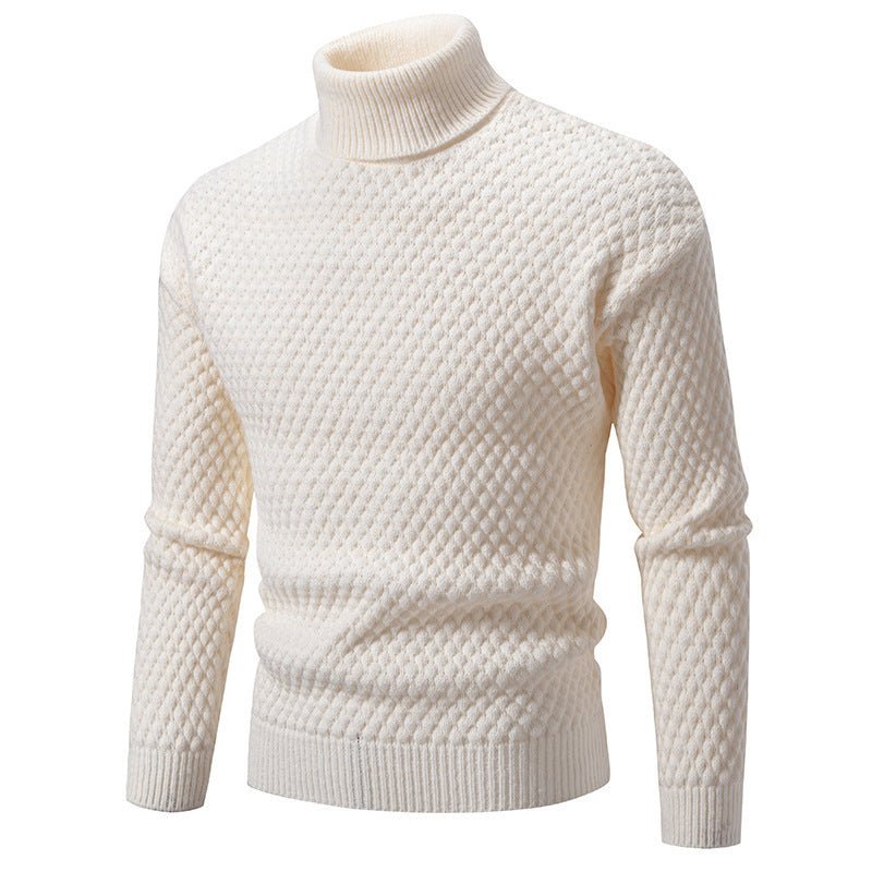 Men's Turtleneck Sweater Knitwear - PratSN
