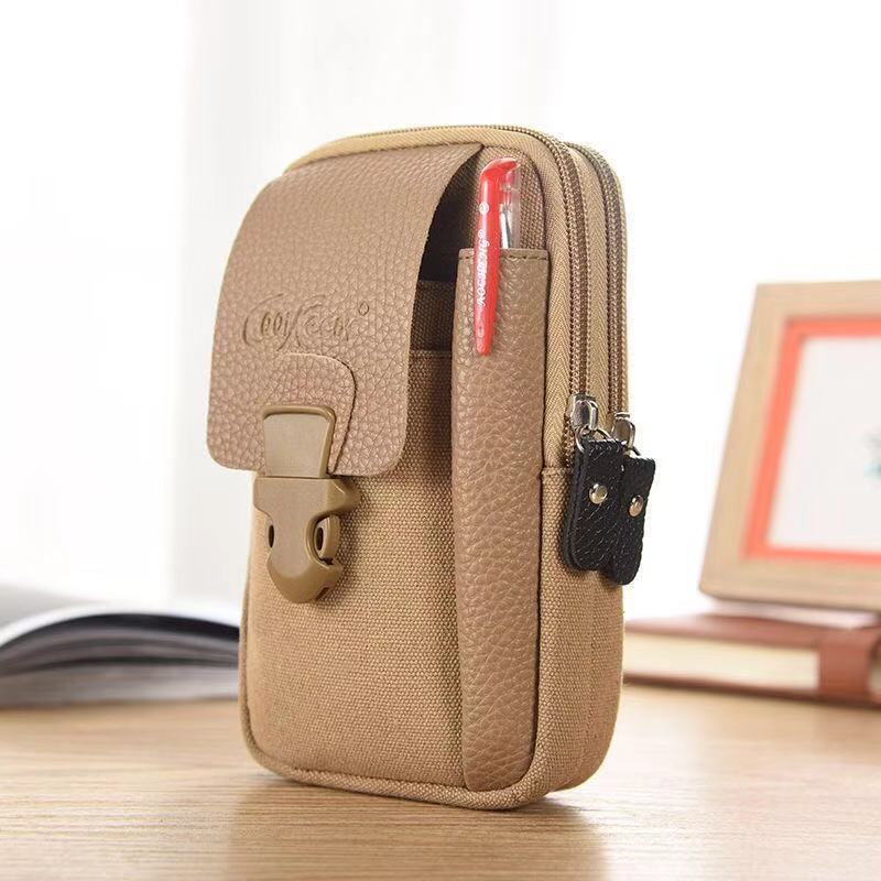 Men's Waist Bag Wear Canvas Belt Outdoor Sports - PratSN