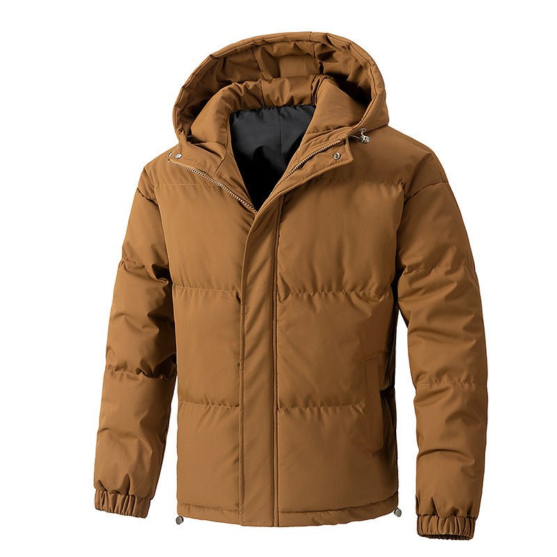 Men's Winter Loose Hooded Cotton - padded Jacket Thickened Coat - PratSN