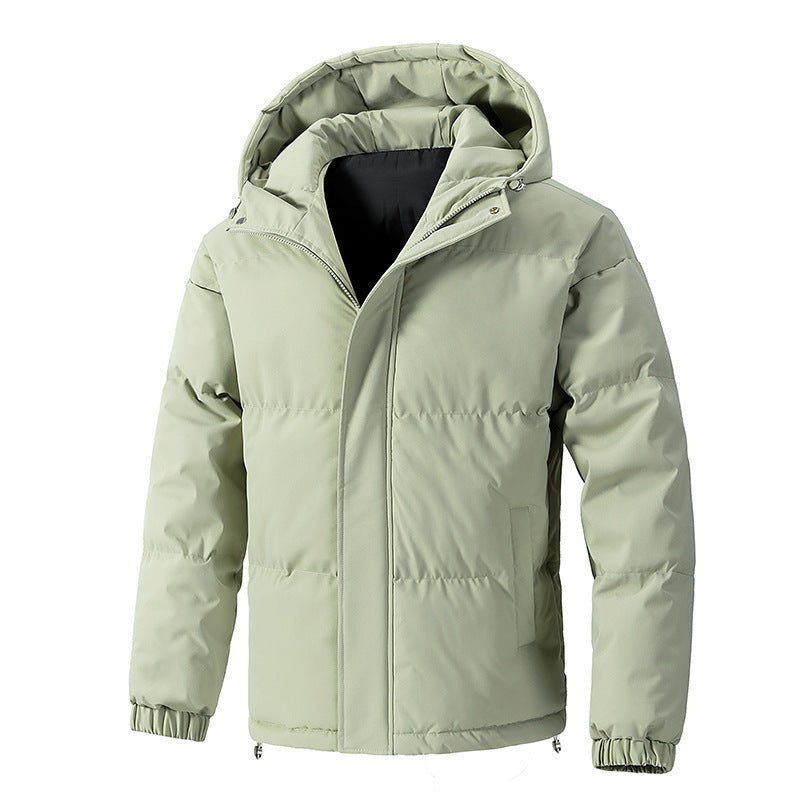 Men's Winter Loose Hooded Cotton - padded Jacket Thickened Coat - PratSN