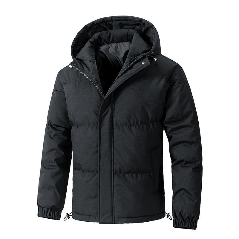 Men's Winter Loose Hooded Cotton - padded Jacket Thickened Coat - PratSN