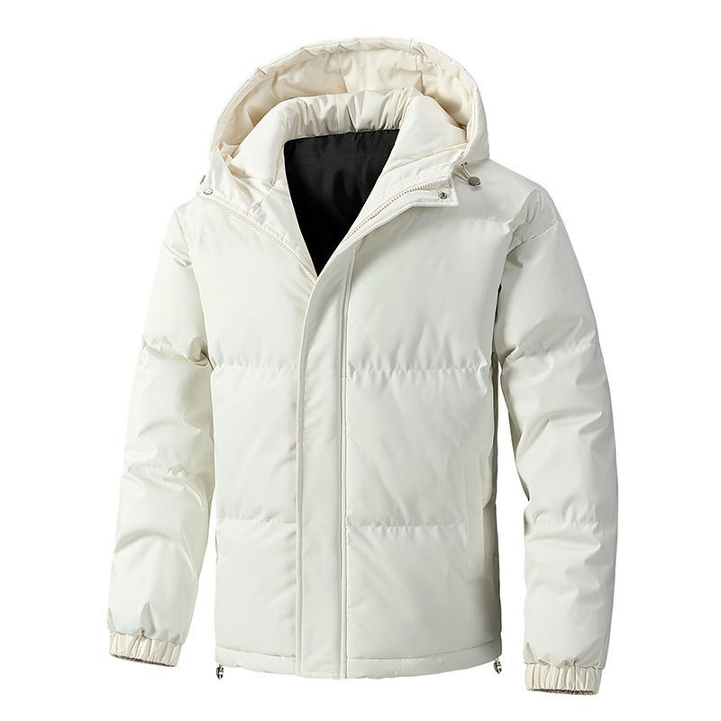 Men's Winter Loose Hooded Cotton - padded Jacket Thickened Coat - PratSN