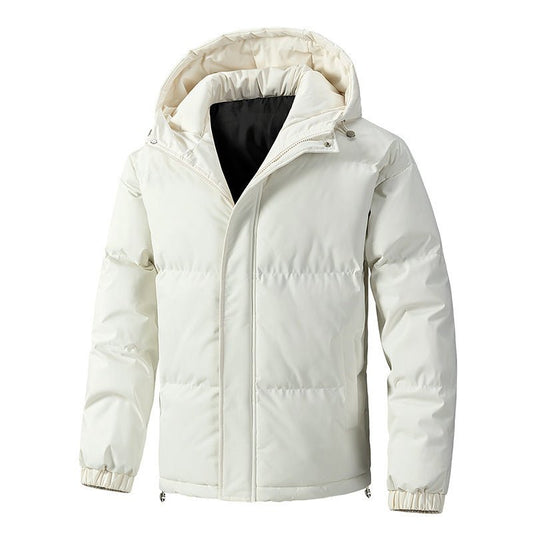 Men's Winter Loose Hooded Cotton - padded Jacket Thickened Coat - PratSN