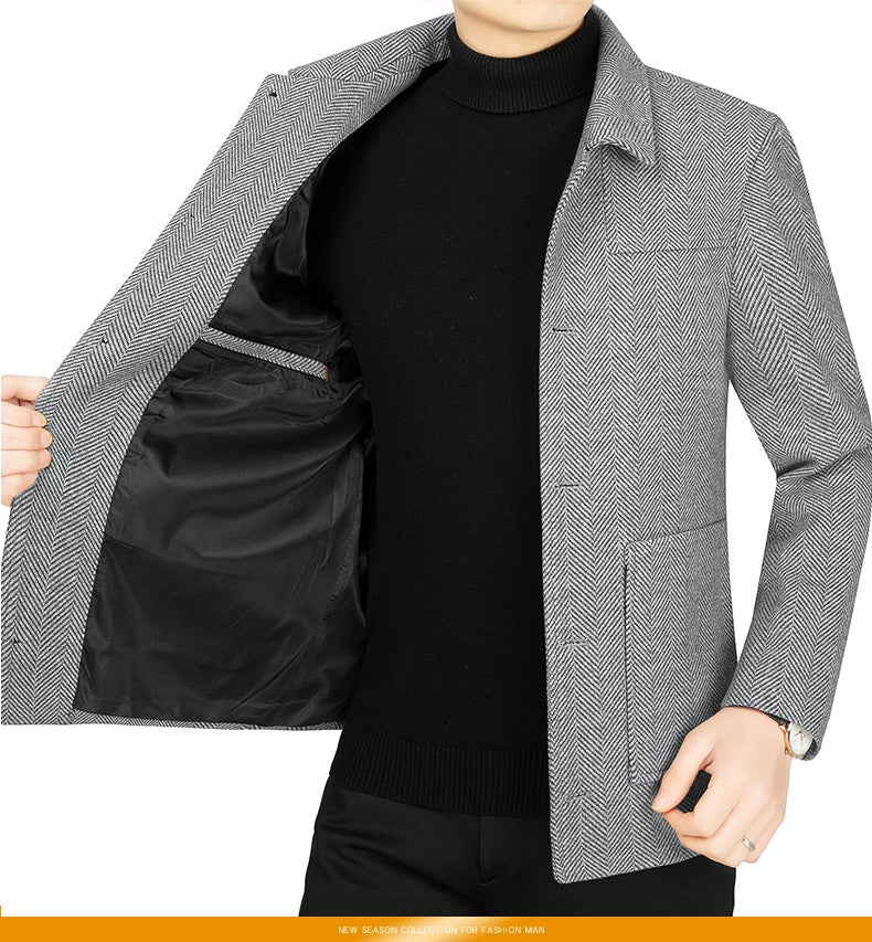 Men's Woodpecker Spring Washed No - Iron Fancy Jacket - PratSN