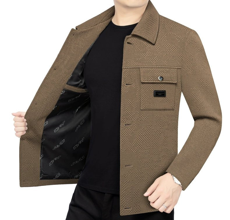 Men's Woodpecker Spring Washed No - Iron Fancy Jacket - PratSN