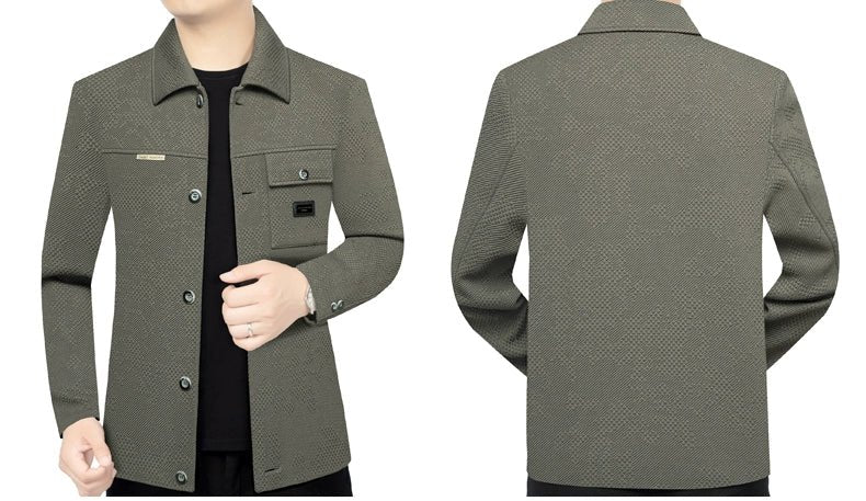 Men's Woodpecker Spring Washed No - Iron Fancy Jacket - PratSN
