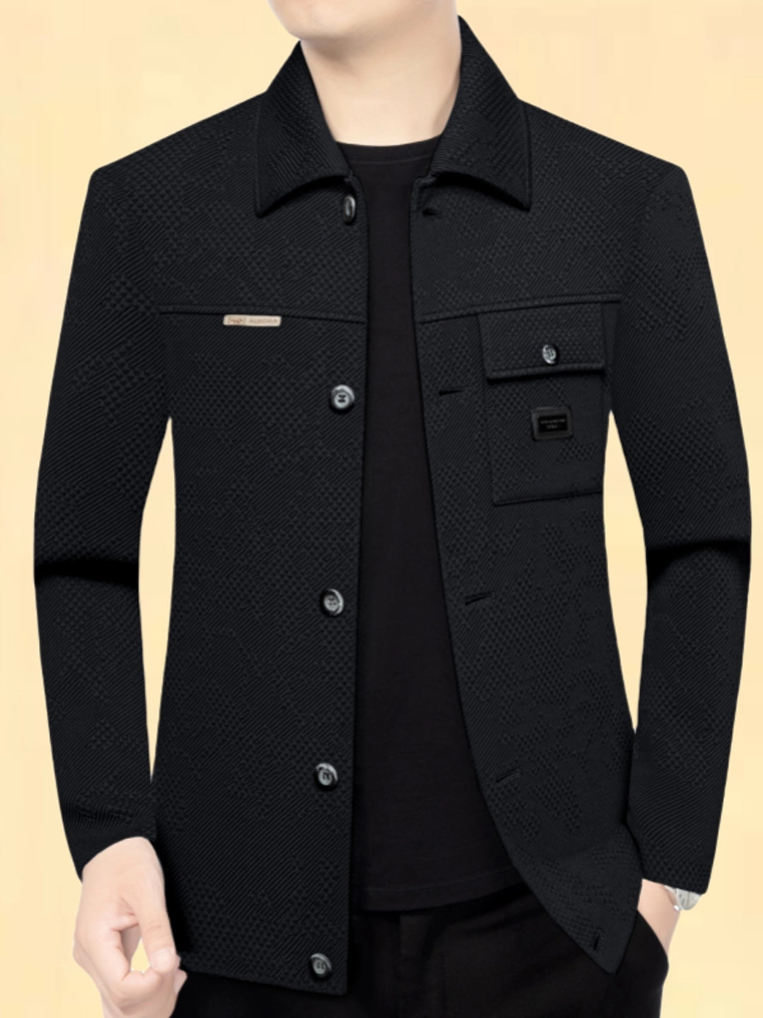 Men's Woodpecker Spring Washed No - Iron Fancy Jacket - PratSN