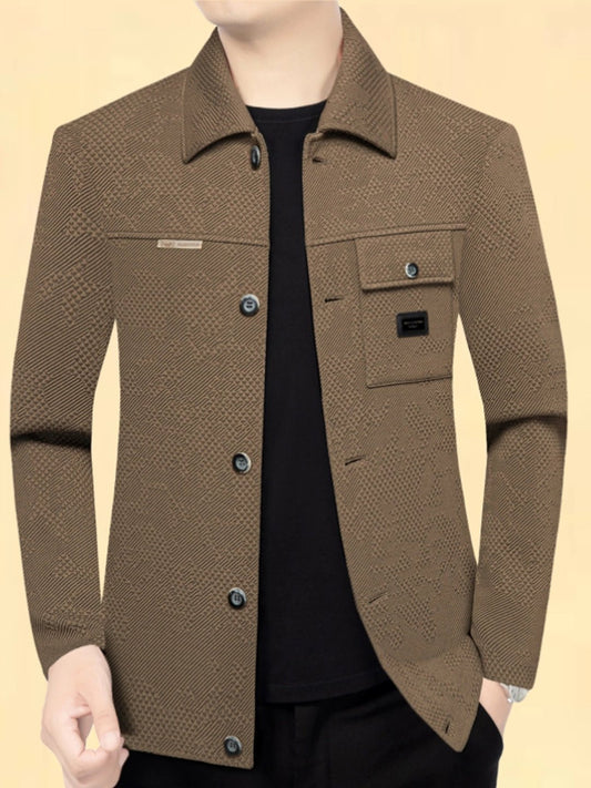 Men's Woodpecker Spring Washed No - Iron Fancy Jacket - PratSN