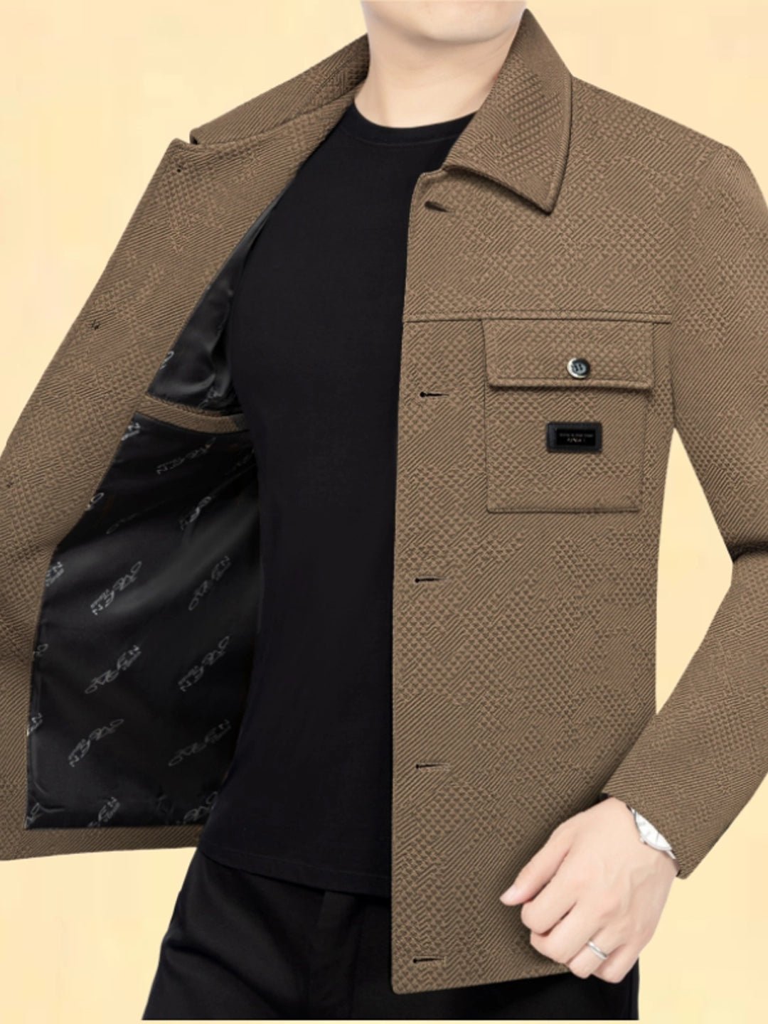Men's Woodpecker Spring Washed No - Iron Fancy Jacket - PratSN