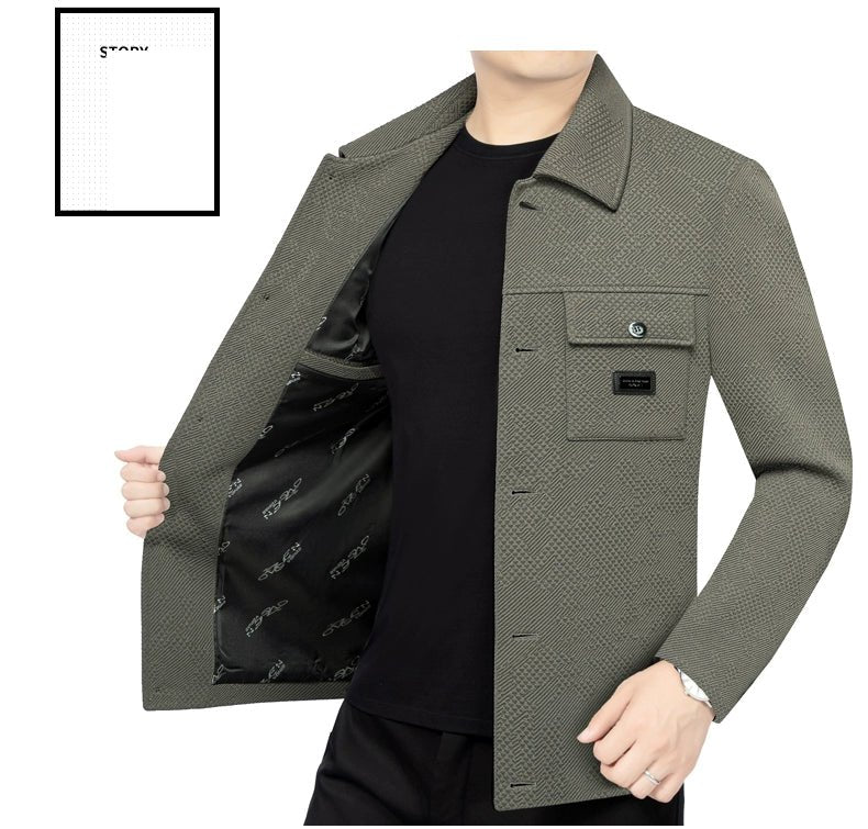Men's Woodpecker Spring Washed No - Iron Fancy Jacket - PratSN