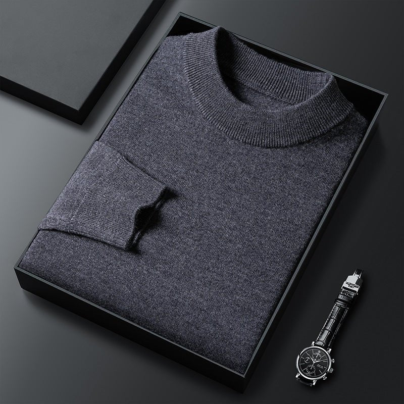 Men's Wool Sweater Simple Knitwear - PratSN