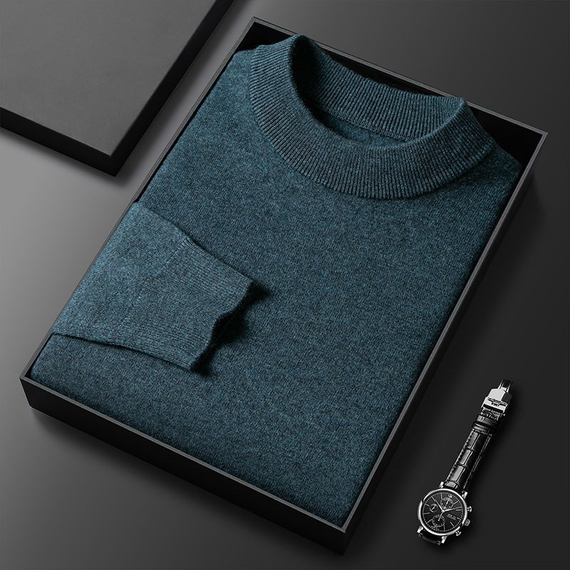Men's Wool Sweater Simple Knitwear - PratSN