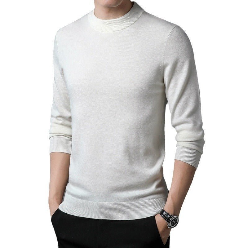 Men's Wool Sweater Simple Knitwear - PratSN